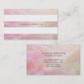 Carte De Visite Mère rose de la perle Motif (Devant / Derrière)