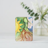 Carte De Visite Mère Terre Déesse Gaia (Debout devant)