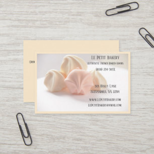 Carte De Visite Merengue Boulangerie boulangerie Pâtisserie Cuisin
