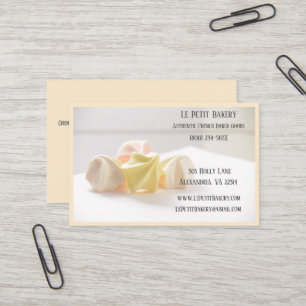 Carte De Visite Merengue Boulangerie boulangerie Pâtisserie Cuisin