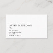 Carte De Visite Merlot Bourgogne professionnelle moderne (Dos)