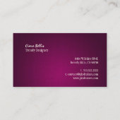 Carte De Visite Merlot PixDezines (Dos)