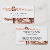 Carte De Visite Mermaid Beach Gibson Girl Victorian Antique (Devant / Derrière)