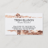 Carte De Visite Mermaid Beach Gibson Girl Victorian Antique (Dos)