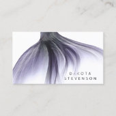 Carte De Visite Mermaid Chic Tail | Dusty Lavender Purple Branding (Devant)