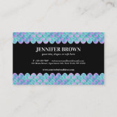 Carte De Visite Mermaid de la Marine océanique (Dos)