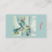 Carte De Visite Mermaid Riding Serpent de mer Thunder_Cove (Dos)