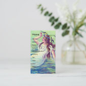 Carte De Visite Mermaid Vintage (Debout devant)