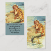 Carte De Visite Mermaid Vintage (Devant / Derrière)