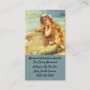 Carte De Visite Mermaid Vintage