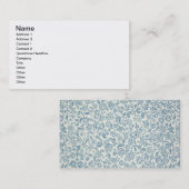 Carte De Visite Merton, conception de papier peint (Devant / Derrière)