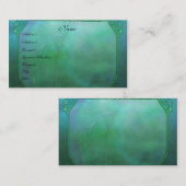 Carte De Visite Merveille de zantedeschia (Devant / Derrière)