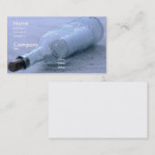 Carte De Visite Message dans le sable (Devant / Derrière)