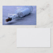 Carte De Visite Message dans le sable (Devant / Derrière)
