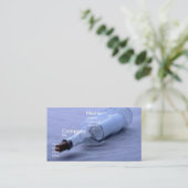 Carte De Visite Message dans le sable (Debout devant)