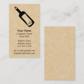 Carte De Visite Message dans une bouteille (Devant / Derrière)