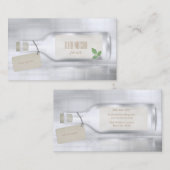 Carte De Visite Message dans une bouteille (Devant / Derrière)