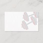 Carte De Visite Message personnel de QR Code photo minimal Accent  (Dos)