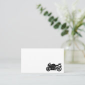 Carte De Visite Messager de messager de la livraison de cavalier (Debout devant)