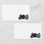 Carte De Visite Messager de messager de la livraison de cavalier (Devant / Derrière)