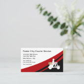 Carte De Visite Messager et service messagerie (Debout devant)