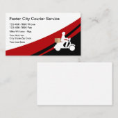 Carte De Visite Messager et service messagerie (Devant / Derrière)