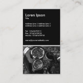 Carte De Visite Mesures classiques de moto (Dos)