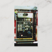 Carte De Visite Mesures sur le camion de pompiers (Dos)