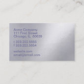 Carte De Visite Métal (Dos)