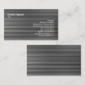 Carte De Visite Métal balayé (Devant / Derrière)