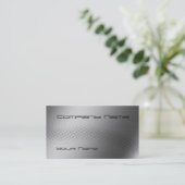 Carte De Visite Métal balayé par vague de techno (Debout devant)