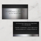 Carte De Visite Métal business card (Devant / Derrière)