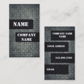 Carte De Visite Metal card (Devant / Derrière)