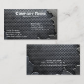 Carte De Visite Métal criqué (Devant / Derrière)