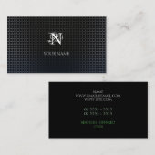 Carte De Visite Métal de grille (Devant / Derrière)