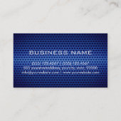 Carte De Visite Métal de trou en acier inoxydable (Dos)