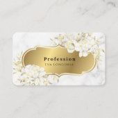 Carte De Visite Métal doré (Devant)