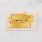 Carte De Visite Métal doré (Devant)