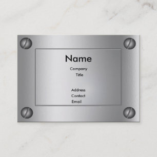 Carte De Visite Métal élégant Super -