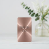 Carte De Visite Métal en acier en bronze (Debout devant)