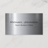 Carte De Visite Métal en acier inoxydable (Devant)