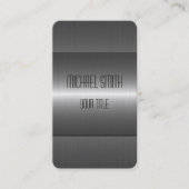 Carte De Visite Métal en acier inoxydable (Devant)