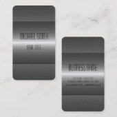 Carte De Visite Métal en acier inoxydable (Devant / Derrière)