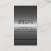 Carte De Visite Métal en acier inoxydable 2 (Dos)