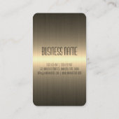 Carte De Visite Métal en acier inoxydable cool #2 (Dos)