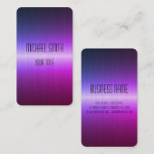 Carte De Visite Métal en acier inoxydable cool #5 (Devant / Derrière)