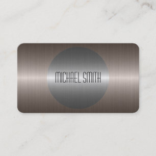 Carte De Visite Métal en acier inoxydable cool 7