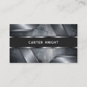 Carte De Visite Métal et béton industriel (Devant)