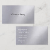 Carte De Visite Métal II (Devant / Derrière)