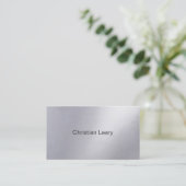 Carte De Visite Métal II (Debout devant)